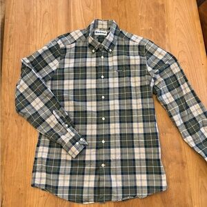 Barbour Olive and Cream Checkered Men's Shirt